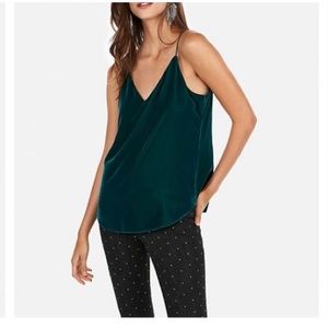 NWT Express Velvet V-neck Cami - Size XS